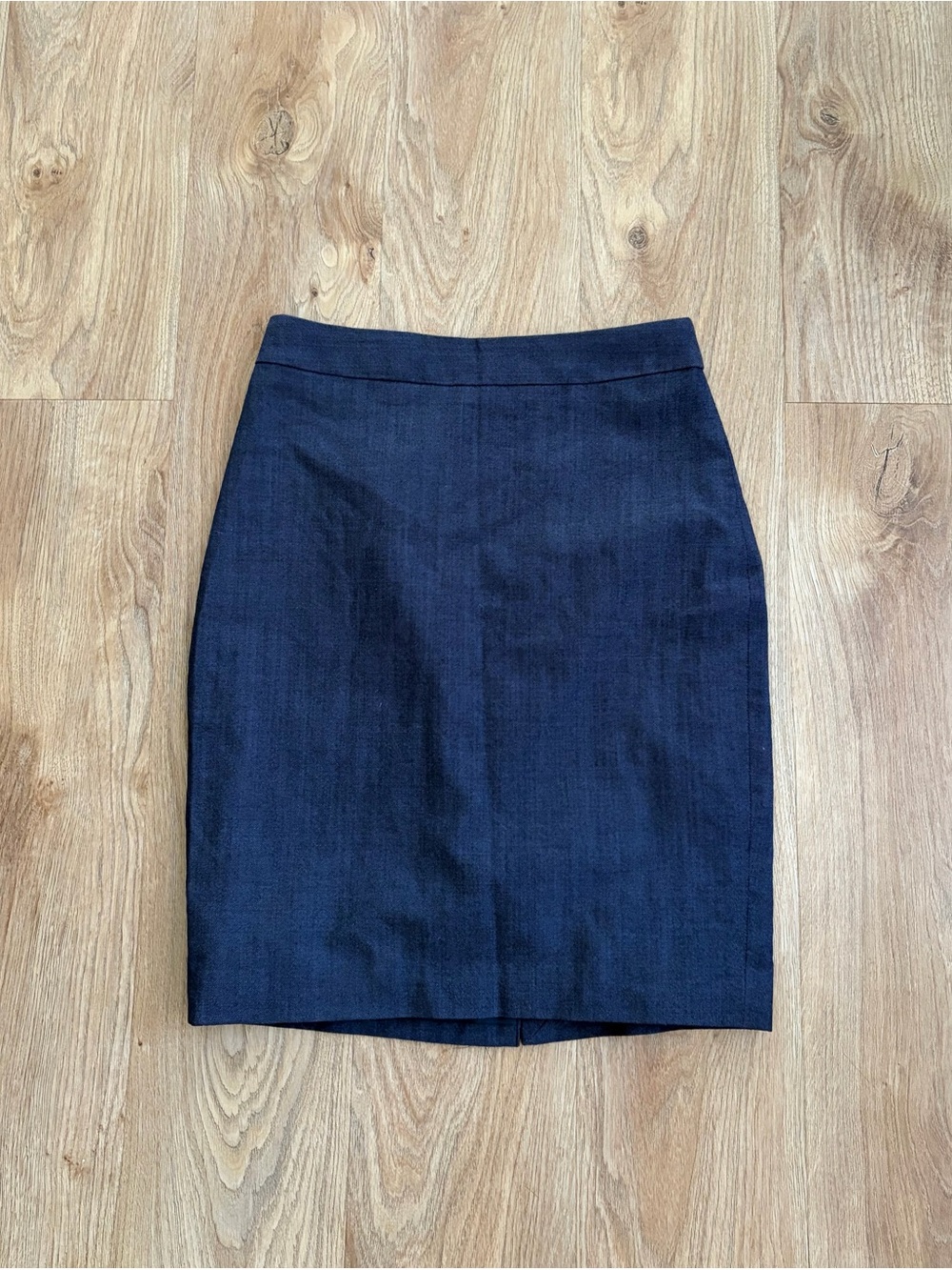 Banana Republic Navy Tailored Office Pencil Skirt Gorgeous Classic Sz 00 Petite